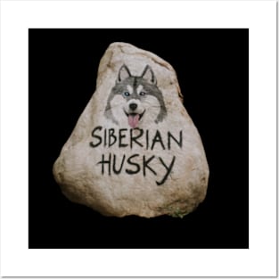 Siberian husky Posters and Art